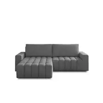 Kampinė sofa Bonett su patalynės dėže, audinys Monolith 84