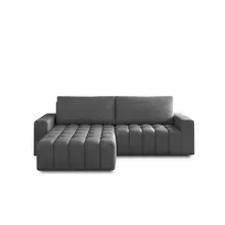 Kampinė sofa Bonett su patalynės dėže, audinys Paros 05