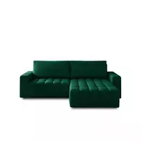 Kampinė sofa Bonett su patalynės dėže, audinys Kronos 19