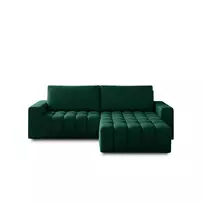 Kampinė sofa Bonett su patalynės dėže, audinys Monolith 37