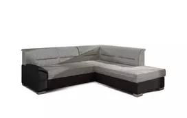 Kampinė sofa Bergen su patalynės dėže, audinys Berlin 02, Soft 17