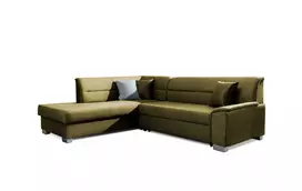 Kampinė sofa Bergen su patalynės dėže, audinys Monolith 38