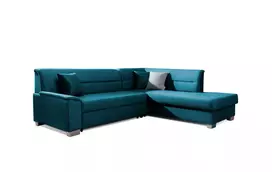 Kampinė sofa Bergen su patalynės dėže, audinys Monolith 77