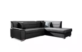Kampinė sofa Bergen su patalynės dėže, audinys Monolith 97