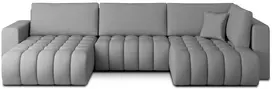Kampinė sofa Bonito su patalynės dėže, audinys Flores 4