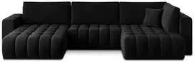 Kampinė sofa Bonito su patalynės dėže, audinys Velvetmat 10