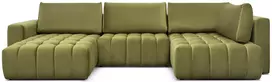 Kampinė sofa Bonito su patalynės dėže, audinys Loco 33