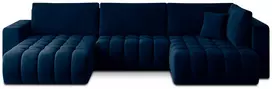 Kampinė sofa Bonito su patalynės dėže, audinys Velvetmat 40
