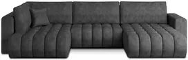 Kampinė sofa Bonito su patalynės dėže, audinys Flores 5
