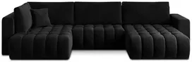 Kampinė sofa Bonito su patalynės dėže, audinys Velvetmat 10