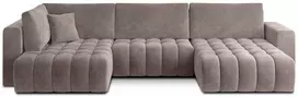 Kampinė sofa Bonito su patalynės dėže, audinys Sola 18