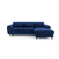 Kampinė sofa Foble su patalynės dėže, audinys Velvetmat 40