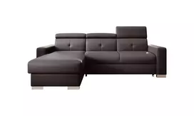 Kampinė sofa Fresia su patalynės dėže, audinys Flores 22