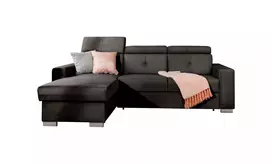 Kampinė sofa Fresia su patalynės dėže, audinys Nube 22