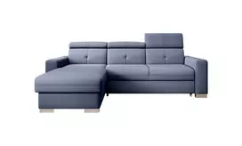Kampinė sofa Fresia su patalynės dėže, audinys Gojo 40