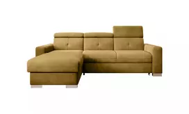 Kampinė sofa Fresia su patalynės dėže, audinys Loco 45