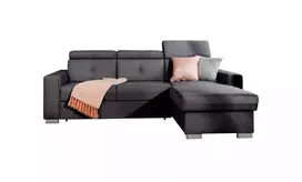 Kampinė sofa Fresia su patalynės dėže, audinys Nube 5