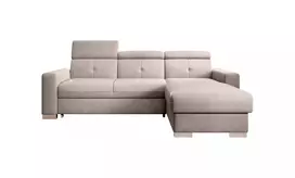 Kampinė sofa Fresia su patalynės dėže, audinys Sola 18