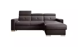 Kampinė sofa Fresia su patalynės dėže, audinys Flores 22
