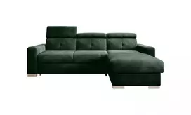 Kampinė sofa Fresia su patalynės dėže, audinys Loco 35