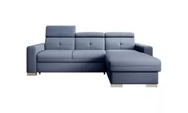 Kampinė sofa Fresia su patalynės dėže, audinys Gojo 40