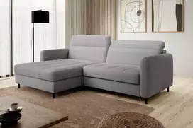 Kampinė sofa Gomsi su patalynės dėže, audinys Royal 04