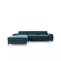 Kampinė sofa Grayson su patalynės dėže, audinys Velvetmat 100