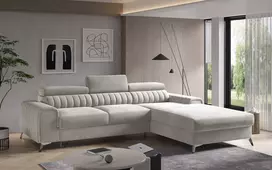 Kampinė sofa Grayson su patalynės dėže, audinys Sola 18