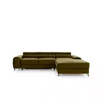 Kampinė sofa Grayson su patalynės dėže, audinys Nube 33