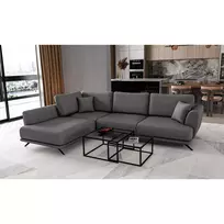 Kampinė sofa Larde su patalynės dėže, audinys Sola 6
