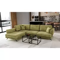 Kampinė sofa Larde su patalynės dėže, audinys Loco 33
