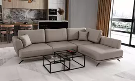 Kampinė sofa Larde su patalynės dėže, audinys Savoi 7