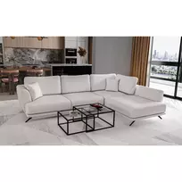 Kampinė sofa Larde su patalynės dėže, audinys Softis 17