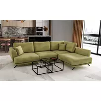 Kampinė sofa Larde su patalynės dėže, audinys Loco 33