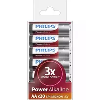 Battery Philips Power Alkaline AA 20-blister
