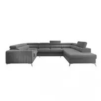 Kampinė sofa Louis su patalynės dėže, audinys Velvetmat 4