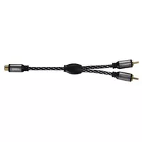 Avinity Subwoofer Cable + Adapter, RCA socket/2 RCA plugs,3m