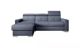 Kampinė sofa Fresia su patalynės dėže, audinys Poco 40