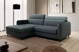 Kampinė sofa Gomsi su patalynės dėže, audinys Manhattan 38