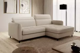 Kampinė sofa Gomsi su patalynės dėže, audinys Manhattan 18