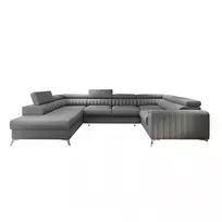 Kampinė sofa Louis su patalynės dėže, audinys Flores 5