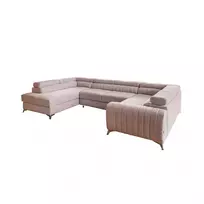 Kampinė sofa Louis su patalynės dėže, audinys Gojo 101
