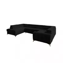 Kampinė sofa Louis su patalynės dėže, audinys Vero 10