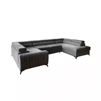 Kampinė sofa Louis su patalynės dėže, audinys Flores 4