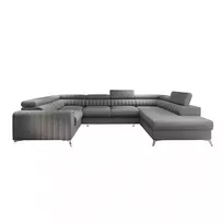 Kampinė sofa Louis su patalynės dėže, audinys Flores 5