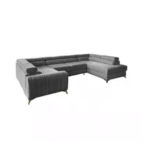 Kampinė sofa Louis su patalynės dėže, audinys Gojo 5