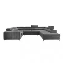 Kampinė sofa Louis su patalynės dėže, audinys Sola 6
