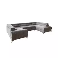 Kampinė sofa Louis su patalynės dėže, audinys Marte 130