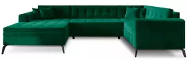 Kampinė sofa Montez, audinys Lukso 35