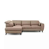 Kampinė sofa Noble su patalynės dėže, audinys Nube 20